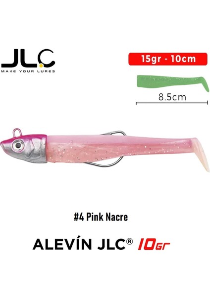 Alevin 10gr. Kafa 85mm Vücut Silikon Balık modelleri