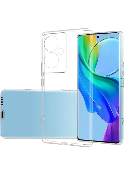 Vivo V29 Lite Kılıf Lüx Şeffaf Silikon Kılıf