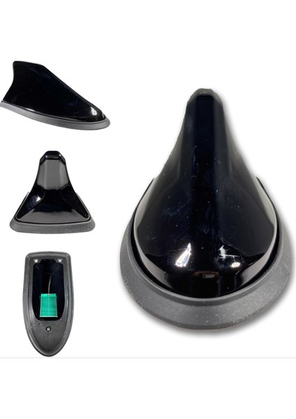Citroen Xsara Uyumlu Balık Sırtı Shark Anten Siyah