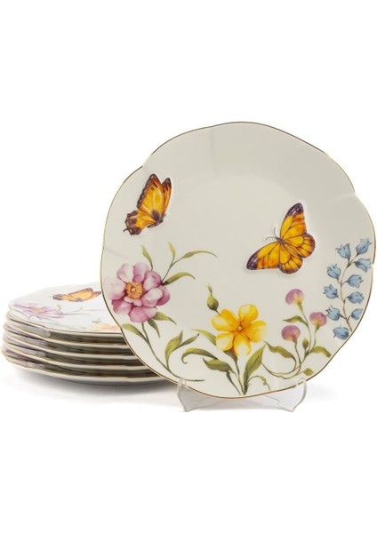 Mariposa 6’Lı Pasta Tabağı 21 Cm