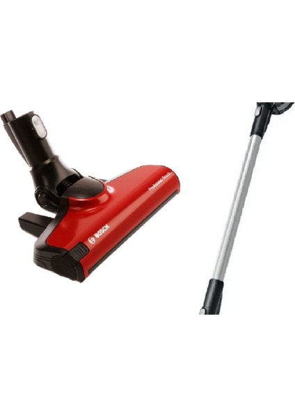 Unlimited Proanimal Serie 6 Şarjı Süpürge Başlığı Kırmızı Renk ve Boru 2 Li Set