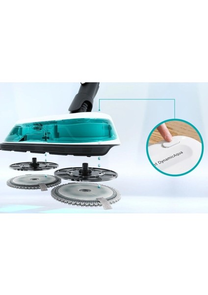 Unlimitet 6-7-8 Seri Şarj Edilebilir Süpürge Için Sulu Paspas Prohygienic Aqua Beyaz
