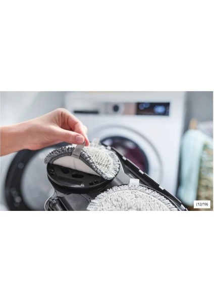 Unlimitet 6-7-8 Seri Şarj Edilebilir Süpürge Için Sulu Paspas Prohygienic Aqua Beyaz