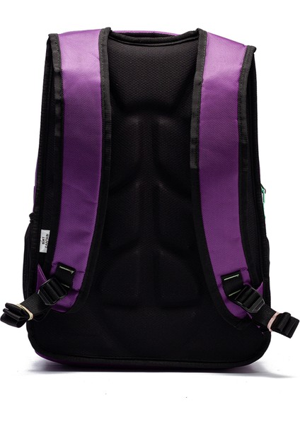 Lise ve Ortaokul Için Okul Çantası- Çok Cepli Su Geçirmez Kumaş MYP8755 Mor modelleri
