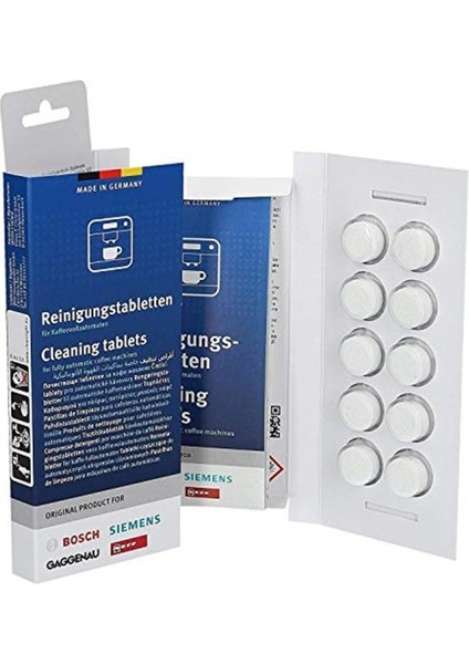 Kahve Espresso Makinesi Temizleme Tableti 10'lu