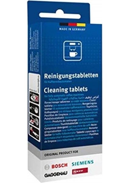 Kahve Espresso Makinesi Temizleme Tableti 10'lu modelleri