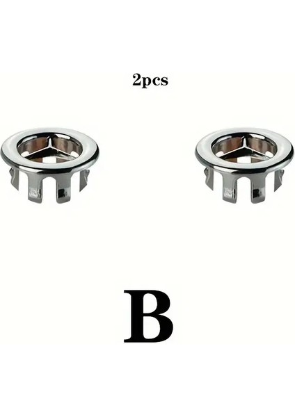 2 Adet Krom Mutfak Banyo Lavabo Musluk Taşma Halkası Drenaj Kapağı fırsatları