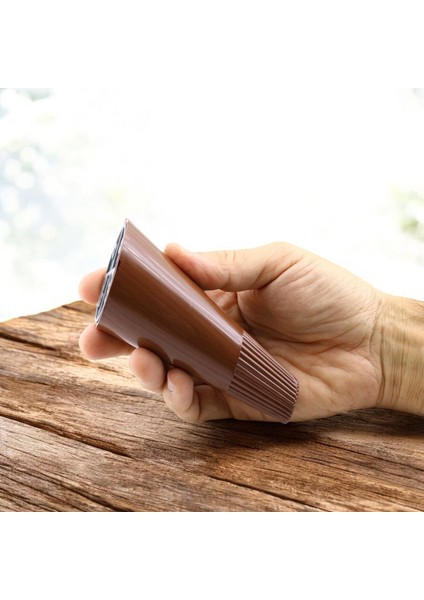 Ahşap Desenli Ayak Açılı Konik 12 cm Mobilya Yükseltici Baza Ayağı Koltuk Kanepe Altı Puf Ayakları