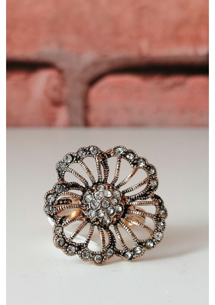 Elmas Montür Küçük Çiçek Yüzük fiyatları