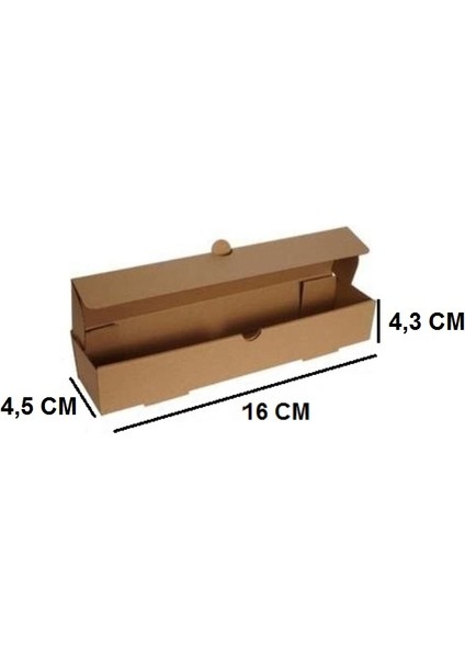 Toptan Kraft Kozmetik Kutusu ve Makyaj Fırçası Kutusu 16×4,5×4,3 cm 100 Adet