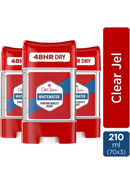 Clear Jel 70 ml Whitewater x 3 Adet