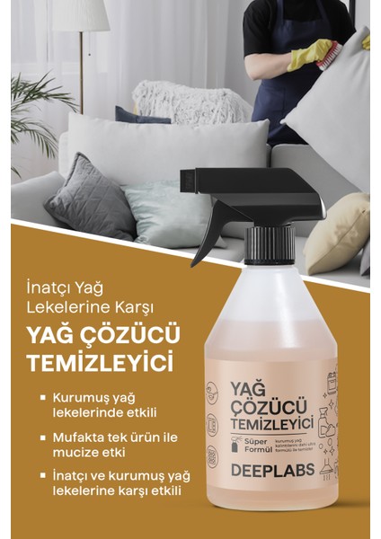 Ultra Güçlü Aspiratör, Izgara, Fırın, Ocak, Tava Yanmış Yağ Çözücü Anında Etkili modelleri
