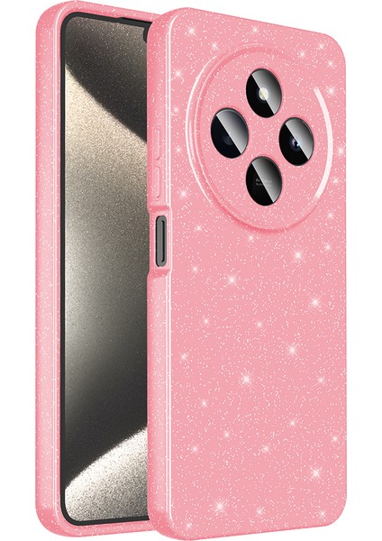 Xiaomi Redmi 14C Kılıf Kamera Korumalı Simli Lüx Koton Silikon