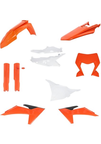 Ktm Exc 24-25 Full Grenaj Set Turuncu Beyaz