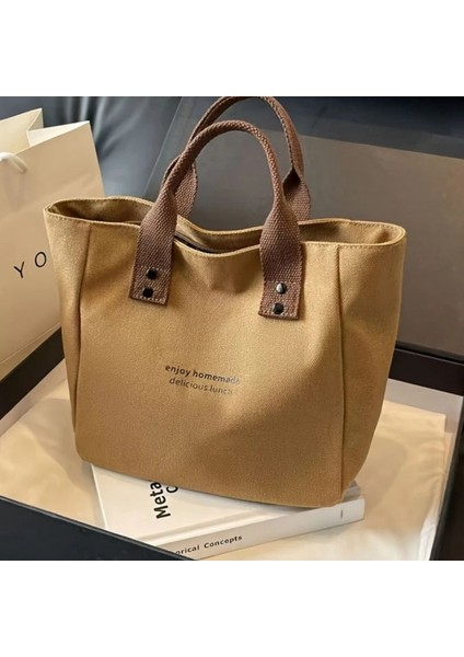 Kahverengi Tote Çanta
