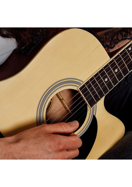 MCG-750NT Yüksek Kaliteli Ağaç Ekolayzerli Elektro Akustik Gitar Full Set