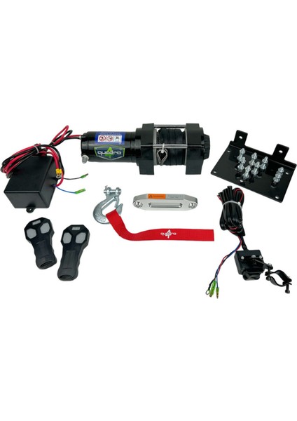 3500LB 12V Atv-Utv Sentetik Halatlı Vinç