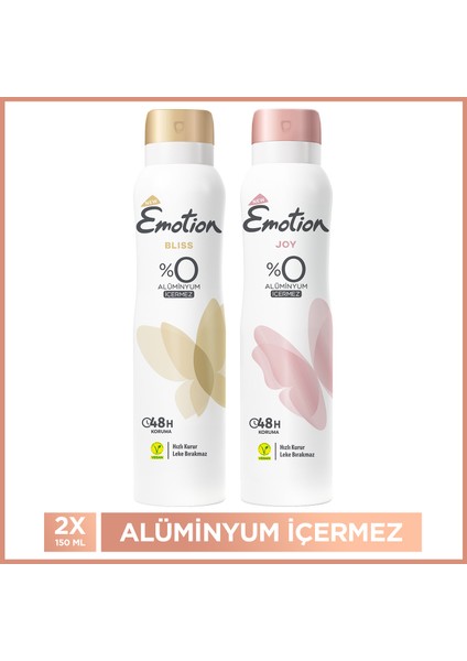 Bliss & Joy Kadın Deodorant Tanışma Seti 2x150 ml