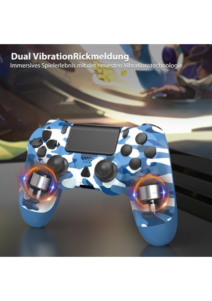 Ps4 Ps4 Pro Ps4 Slim Ps3 Oyun Konsolu Için Kablosuz Wireless Control Kol 1000 Mah Batarya 12 Saat Çalışma Çift Titreşim fırsatları