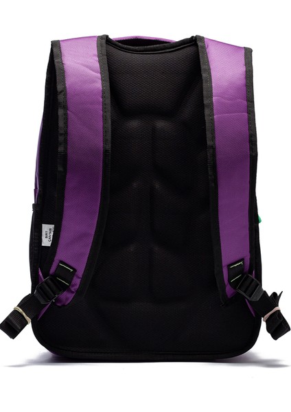 Lise ve Ortaokul Için Okul Çantası- Çok Cepli Su Geçirmez Kumaş MYP8765 Mor modelleri