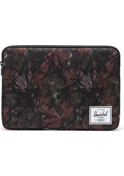 Anchor 15"/16" Inc Laptop Macbook Tablet Kılıfı Siyah Yaprak Desenli
