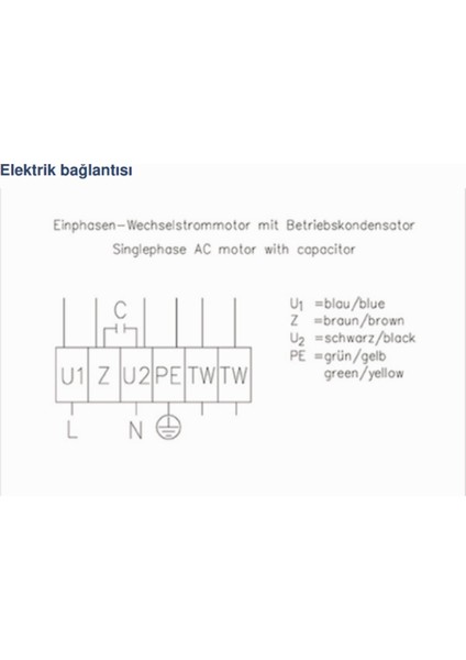 Aw 250E2 Aksiyel Fan Ø 250 mm 230 V Ac Max 1786 M³/h 2289 Rpm 148 W
