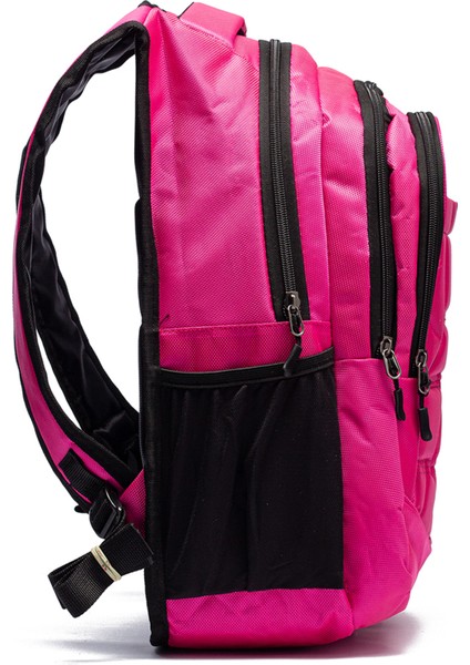 Lise ve Ortaokul Için Okul Çantası- Çok Cepli Su Geçirmez Kumaş MYP8765 Fuşya fiyatları