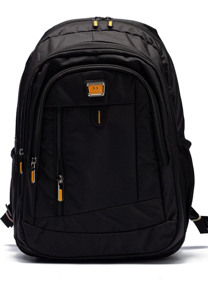 Lise ve Ortaokul Için Okul Çantası- Çok Cepli Su Geçirmez Kumaş MYP2135 S.sarı