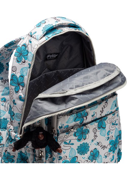 Çok Cepli Su Geçirmez Krınkıl Kumaş Günlük ve Okul Sırt Çantası MYP8610 Somon fırsatları