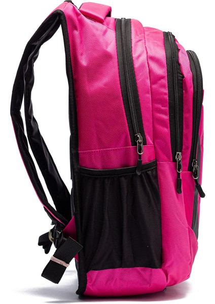 Lise ve Ortaokul Için Okul Çantası- Çok Cepli Su Geçirmez Kumaş MYP8755 Fuşya fiyatları