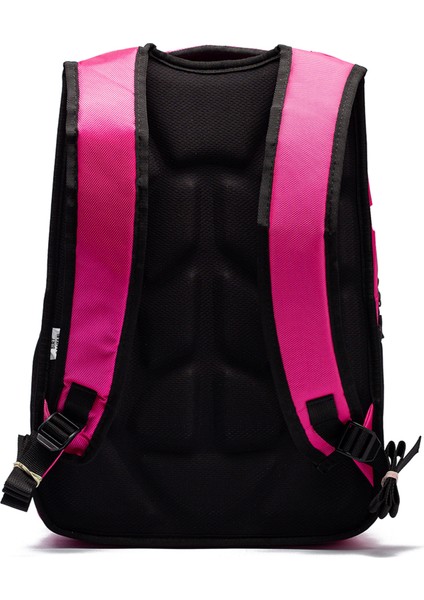 Lise ve Ortaokul Için Okul Çantası- Çok Cepli Su Geçirmez Kumaş MYP8755 Fuşya modelleri