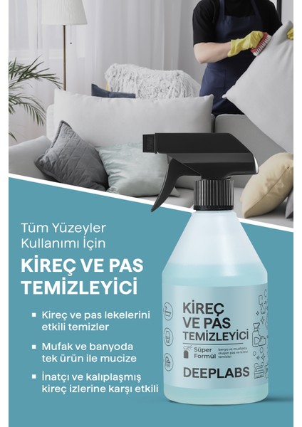 Ultra Güçlü, Banyo, Mutfak Inatçı Pas ve Kireç Temizleyici Anında Etkili Formül 500 ml indirimleri