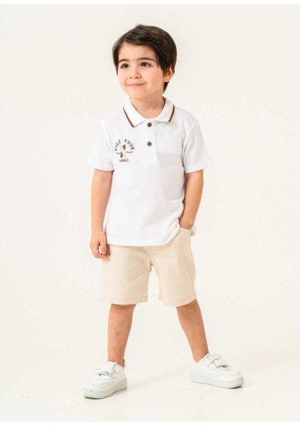 Erkek Çocuk Polo Yaka Şortlu Takım