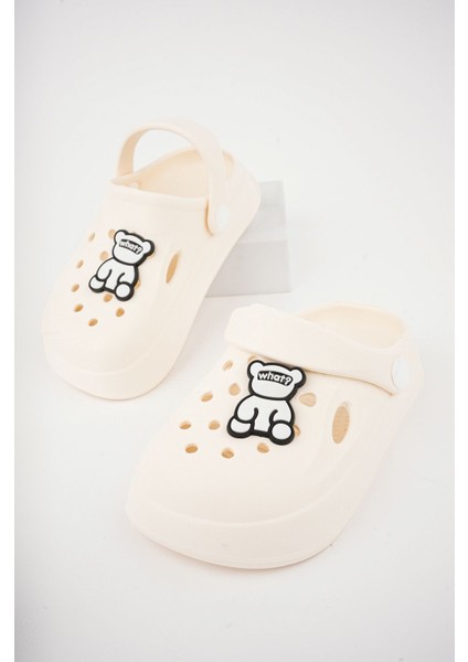 Unisex Çocuk Figürlü Sticker Sandalet-Terlik