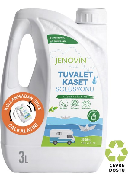 Karavan Tekne Yat Tuvalet Wc Kaset Atık Kimyasalı Çam Kokulu 3 L