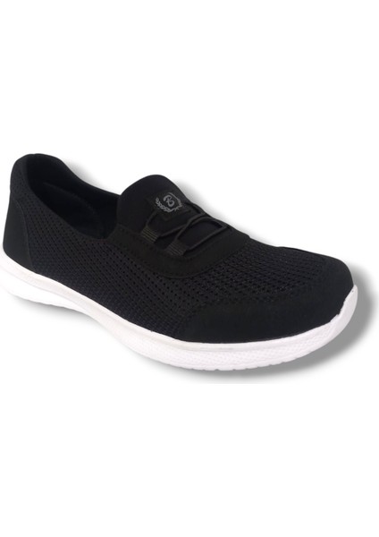 575-25 Anorak Slip On Anatomik Kadın Sneaker Siyah Beyaz