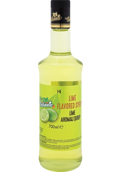 Naturello Lime Aromalı Şurup 700 ml x 6lı Koli fiyatları