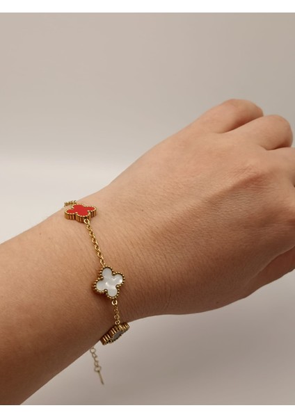 Çelik Bileklik Kırmızı 5 Renk fırsatları