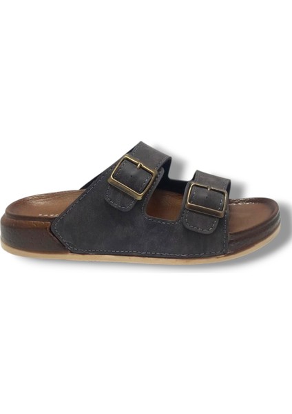 55201-25 Deri Çift Bant Anatomik Terlik 36-40 fiyatları