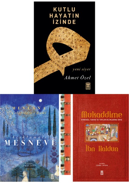 Kutlu Hayatın Izinde, Açıklamalı Mesnevi, Mukaddime (Ciltli) (3kitap)