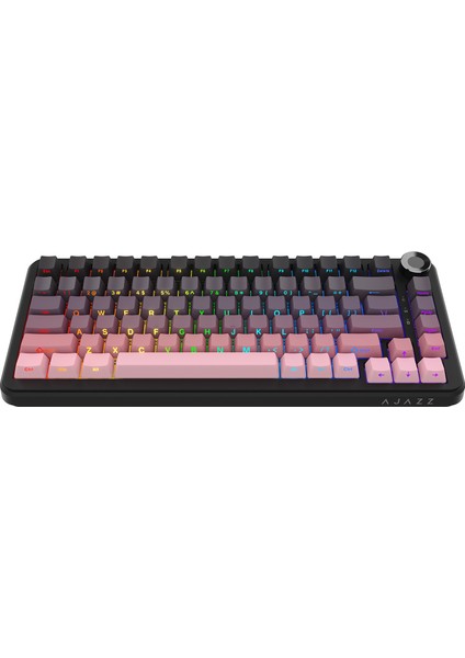AK820 Max Plus-Hot-Swap-Dinamik Rgb Mekanik Oyun Klavyesi Mute Switch-Tft Ekran
