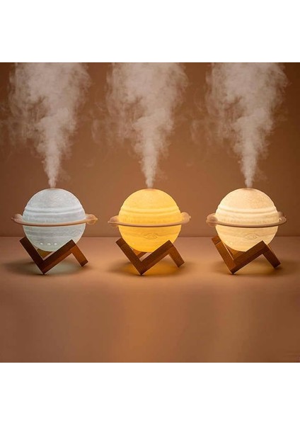 Satürn Buhar Nemlendirici Aydınlatma Humidifier