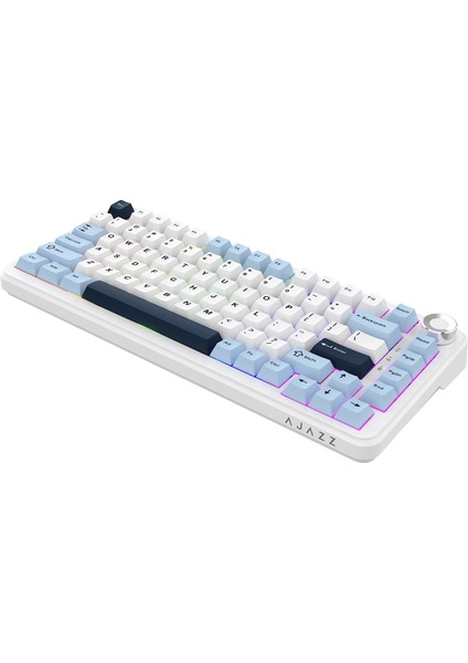 AK820 Max Plus-Hot-Swap-Dinamik Rgb Mekanik Oyun Klavyesi Mute Switch-Tft Ekran