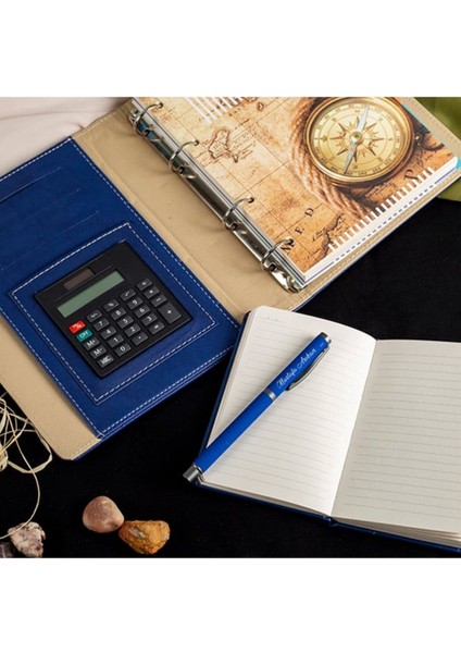 Kişiye Isme Özel Hediye Organizer Sonsuz Ajanda Kalem ve Not Defteri Seti Kutulu - Renk Seçenekli fırsatları