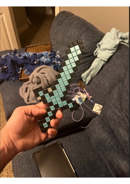 Minecraft 30 cm Kılıç Figürü. Minecraft Sword. modelleri