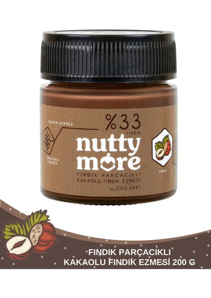 Abdurrahman Tatlıcı Tadıbu 330 gr x 2 Adet & Nutty More %33 Fındık Parçacıklı Kakaolu Fındık Ezmesi 200 gr