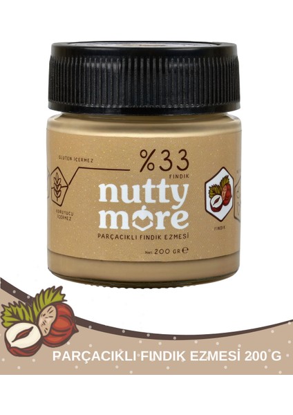 Abdurrahman Tatlıcı Tadıbu 330 gr x 2 Adet & Nutty More %33 Fındık Parçacıklı Fındık Ezmesi 200 gr