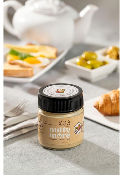 Abdurrahman Tatlıcı Tadıbu 330 gr x 2 Adet & Nutty More %33 Fındık Parçacıklı Fındık Ezmesi 200 gr