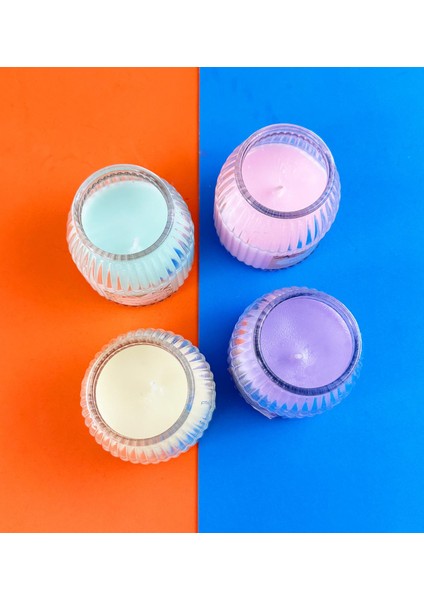 Zarif Desenli Cam Kavanoz Mum ( Tek Adet ) modelleri