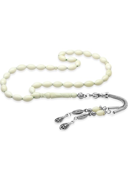 Kararmaz Metal Su Damlası Püsküllü Arpa Kesim Bilek Boy Deve Kemiği Tesbih fiyatları